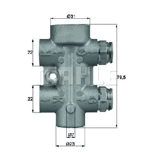 Termostat, hlađenje ulja MAHLE TO 8 80 IC-D88DA3