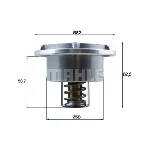 Termostat, rashladna tečnost BEHR BTHD 6 75 IC-E48A93 Termostat, rashladna tečnost BEHR BTHD 6 75 IC-E48A93