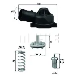 Termostat, rashladna tečnost BEHR BTI 244 83D IC-D705A4 Termostat, rashladna tečnost BEHR BTI 244 83D IC-D705A4