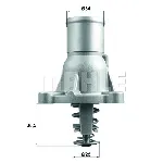 Termostat, rashladna tečnost BEHR BTI 260 92 IC-E14231 Termostat, rashladna tečnost BEHR BTI 260 92 IC-E14231