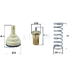 Termostat, rashladna tečnost BEHR BTX 181 105D IC-E14266 Termostat, rashladna tečnost BEHR BTX 181 105D IC-E14266