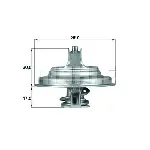 Termostat, rashladna tečnost BEHR BTX 54 83D IC-D8CB5E Termostat, rashladna tečnost BEHR BTX 54 83D IC-D8CB5E