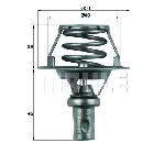 Termostat, rashladna tečnost BEHR BTX 66 91D IC-D8CB6C Termostat, rashladna tečnost BEHR BTX 66 91D IC-D8CB6C