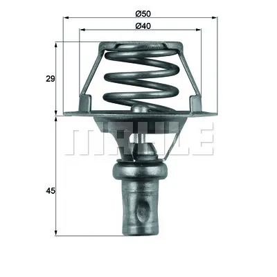 Termostat, rashladna tečnost BEHR BTX 66 91D IC-D8CB6C
