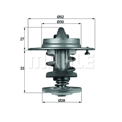 Termostat, rashladna tečnost BEHR BTX 80 83 IC-D8CB7A