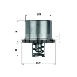 Termostat, rashladna tečnost MAHLE THD 1 75 IC-D32B77 Termostat, rashladna tečnost MAHLE THD 1 75 IC-D32B77