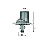 Termostat, rashladna tečnost MAHLE TI 1 92 IC-D36123 Termostat, rashladna tečnost MAHLE TI 1 92 IC-D36123