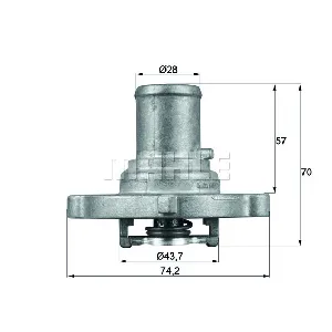 Termostat, rashladna tečnost MAHLE TI 122 87D IC-D81A36 Termostat, rashladna tečnost MAHLE TI 122 87D IC-D81A36