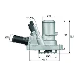 Termostat, rashladna tečnost MAHLE TI 144 88 IC-D3611D Termostat, rashladna tečnost MAHLE TI 144 88 IC-D3611D