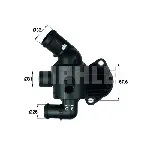 Termostat, rashladna tečnost MAHLE TI 15 92 IC-D6DC97 Termostat, rashladna tečnost MAHLE TI 15 92 IC-D6DC97