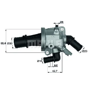 Termostat, rashladna tečnost MAHLE TI 153 88 IC-D81A4B Termostat, rashladna tečnost MAHLE TI 153 88 IC-D81A4B