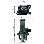 Termostat, rashladna tečnost MAHLE TI 16 105 IC-D36115 Termostat, rashladna tečnost MAHLE TI 16 105 IC-D36115