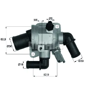 Termostat, rashladna tečnost MAHLE TI 173 88 IC-D81A5D Termostat, rashladna tečnost MAHLE TI 173 88 IC-D81A5D