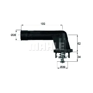 Termostat, rashladna tečnost MAHLE TI 20 95 IC-D819E2 Termostat, rashladna tečnost MAHLE TI 20 95 IC-D819E2