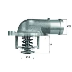 Termostat, rashladna tečnost MAHLE TI 212 87D IC-D6DCAF Termostat, rashladna tečnost MAHLE TI 212 87D IC-D6DCAF