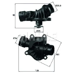 Termostat, rashladna tečnost MAHLE TI 234 88 IC-D81A7B Termostat, rashladna tečnost MAHLE TI 234 88 IC-D81A7B