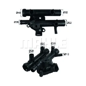 Termostat, rashladna tečnost MAHLE TI 259 83D IC-G0TPL7 Termostat, rashladna tečnost MAHLE TI 259 83D IC-G0TPL7