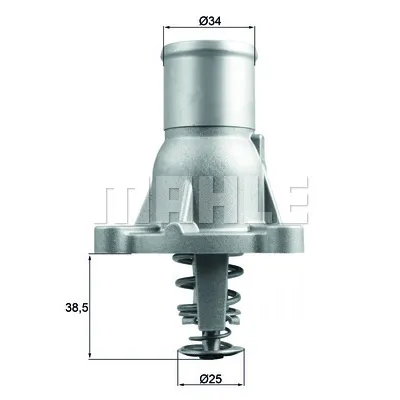 Termostat, rashladna tečnost MAHLE TI 260 92 IC-G0UEWQ