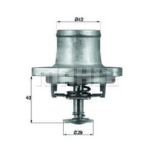 Termostat, rashladna tečnost MAHLE TI 48 80D IC-D819FB Termostat, rashladna tečnost MAHLE TI 48 80D IC-D819FB