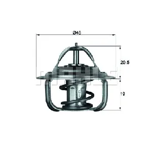 Termostat, rashladna tečnost MAHLE TX 1 92D IC-D81A9D Termostat, rashladna tečnost MAHLE TX 1 92D IC-D81A9D
