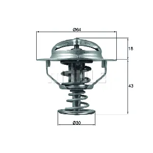 Termostat, rashladna tečnost MAHLE TX 114 82D IC-G0TPLB Termostat, rashladna tečnost MAHLE TX 114 82D IC-G0TPLB