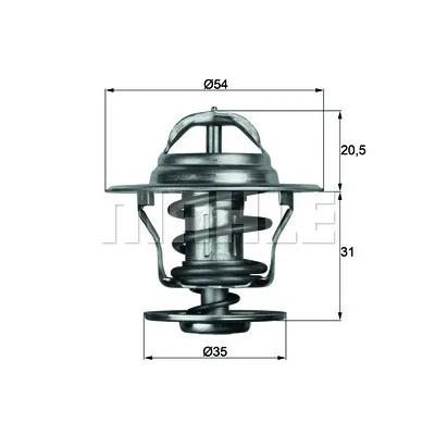 Termostat, rashladna tečnost MAHLE TX 13 71D IC-D81AB9