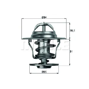 Termostat, rashladna tečnost MAHLE TX 13 87D IC-D81ABC Termostat, rashladna tečnost MAHLE TX 13 87D IC-D81ABC