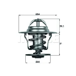 Termostat, rashladna tečnost MAHLE TX 15 84D IC-D81ABF Termostat, rashladna tečnost MAHLE TX 15 84D IC-D81ABF