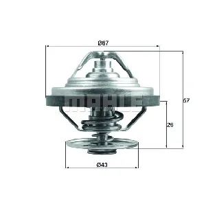 Termostat, rashladna tečnost MAHLE TX 158 79 IC-G0U0PE Termostat, rashladna tečnost MAHLE TX 158 79 IC-G0U0PE