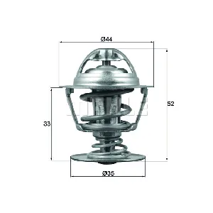 Termostat, rashladna tečnost MAHLE TX 173 88D IC-G0TPLH Termostat, rashladna tečnost MAHLE TX 173 88D IC-G0TPLH