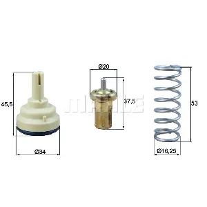Termostat, rashladna tečnost MAHLE TX 181 105D IC-G0TPLE Termostat, rashladna tečnost MAHLE TX 181 105D IC-G0TPLE