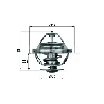Termostat, rashladna tečnost MAHLE TX 20 80D IC-D6DCB1