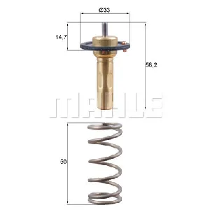 Termostat, rashladna tečnost MAHLE TX 265 89D IC-G0TPLF