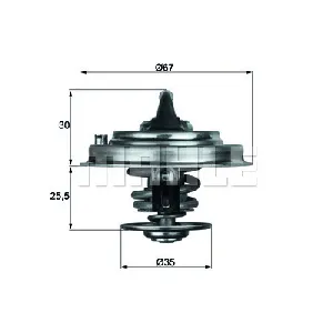 Termostat, rashladna tečnost MAHLE TX 30 92D IC-D81AD1