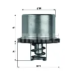 Termostat, rashladna tečnost MAHLE TX 37 79 IC-D6DCA6