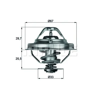 Termostat, rashladna tečnost MAHLE TX 38 88D IC-D81AD5