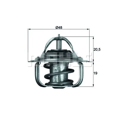 Termostat, rashladna tečnost MAHLE TX 5 88D IC-D81AA8