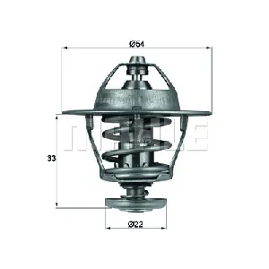 Termostat, rashladna tečnost MAHLE TX 53 85D IC-D81AD7