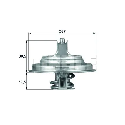 Termostat, rashladna tečnost MAHLE TX 54 83D IC-D6EF38