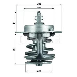 Termostat, rashladna tečnost MAHLE TX 63 83 IC-D81ADB