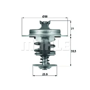 Termostat, rashladna tečnost MAHLE TX 67 83D IC-D81AE3