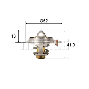 Termostat, rashladna tečnost MAHLE TX 85 82 IC-D81AF5