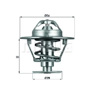 Termostat, rashladna tečnost MAHLE TX 86 76D IC-D81AF6