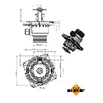 Termostat, rashladna tečnost NRF NRF 725005 IC-G0TPQO