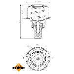 Termostat, rashladna tečnost NRF NRF 725007 IC-G0TPQP