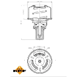 Termostat, rashladna tečnost NRF NRF 725007 IC-G0TPQP