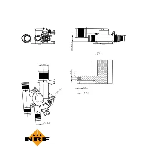 Termostat, rashladna tečnost NRF NRF 725011 IC-G0TPQT