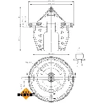 Termostat, rashladna tečnost NRF NRF 725012 IC-G0TPQU