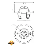 Termostat, rashladna tečnost NRF NRF 725016 IC-G0TPQX