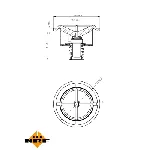 Termostat, rashladna tečnost NRF NRF 725017 IC-G0TPQY